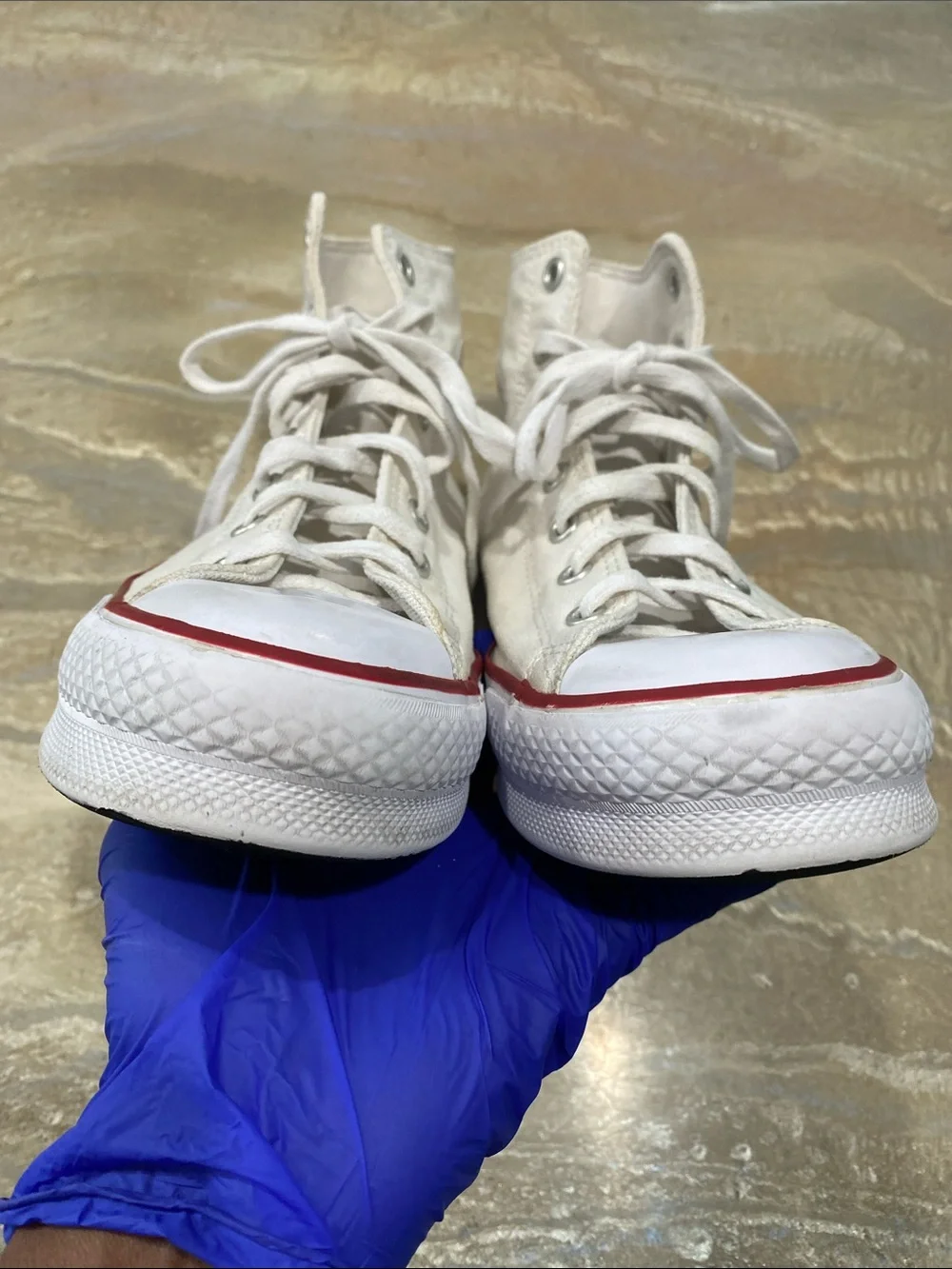 Converse All Star Chuck Taylor High Top White Sneakers Kid’s 5